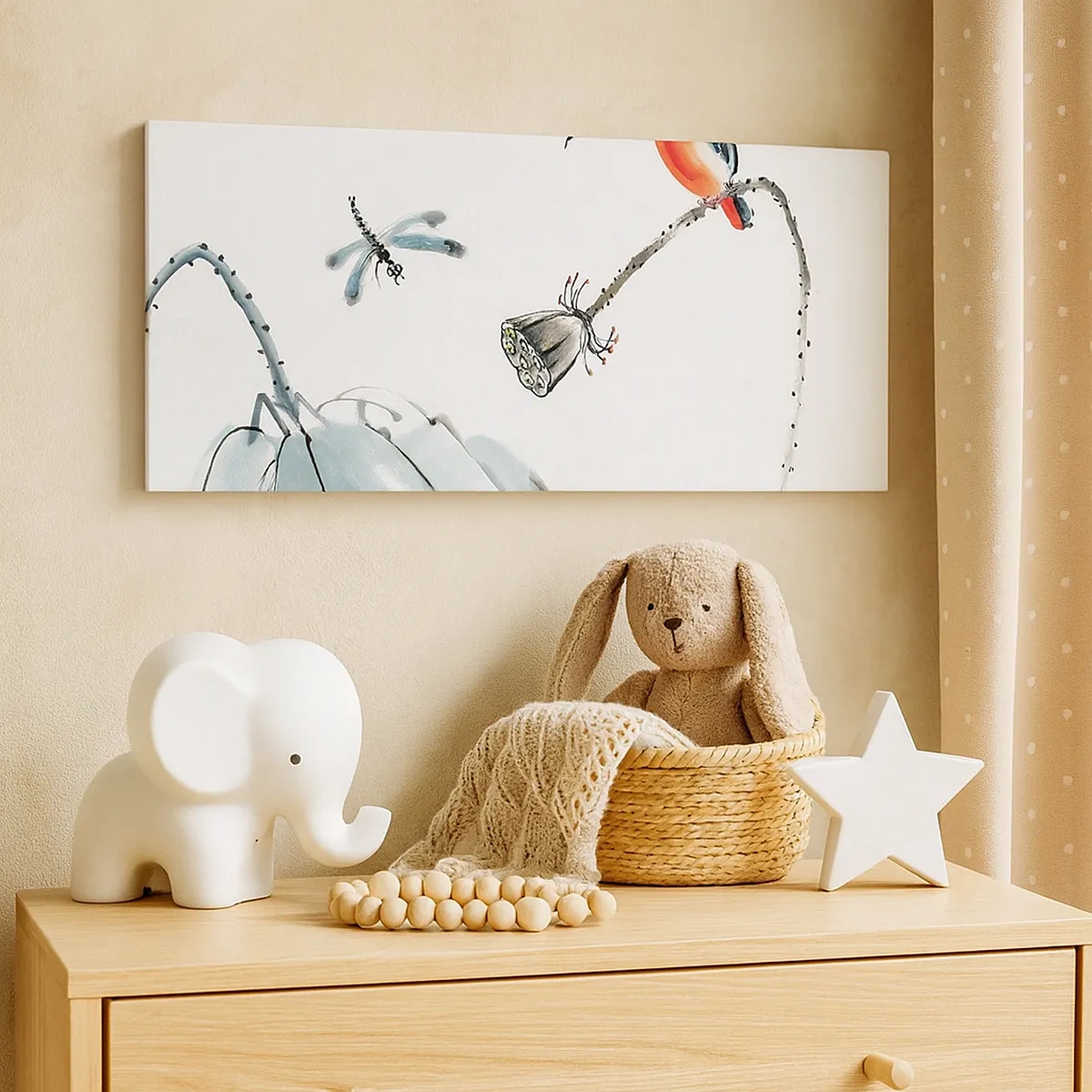 Impression sur toile - Image sur toile - La vie du champ - 30x30 cm