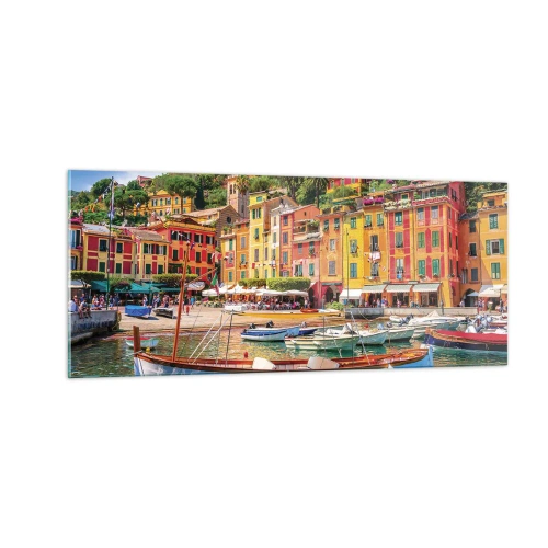 Impression sur verre - Image sur verre - Matinée italienne - 100x40 cm