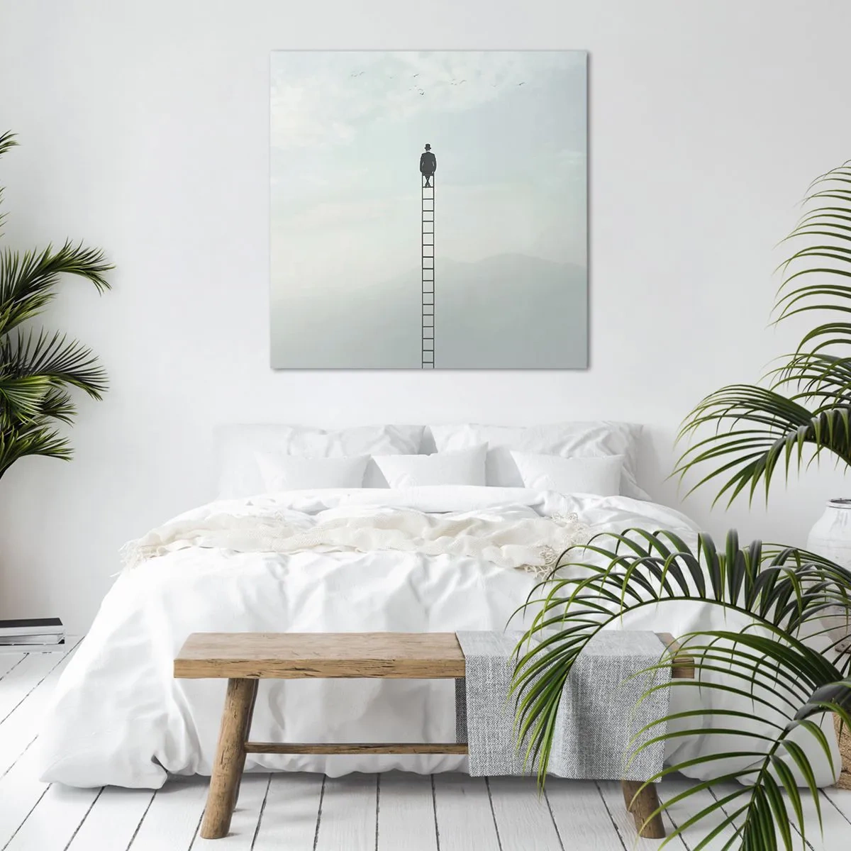 Impression sur toile - Image sur toile - Se soulever au-dessus - 30x30 cm