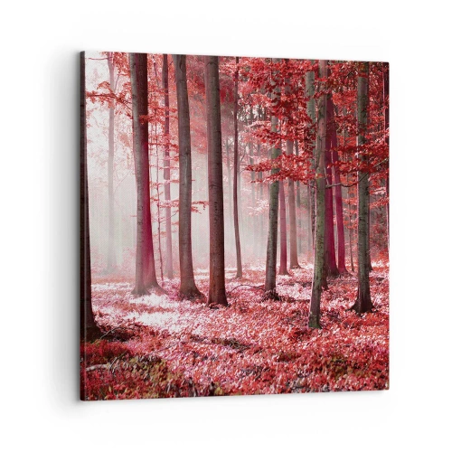 Impression sur toile - Image sur toile - Le rouge est tout aussi beau - 60x60 cm