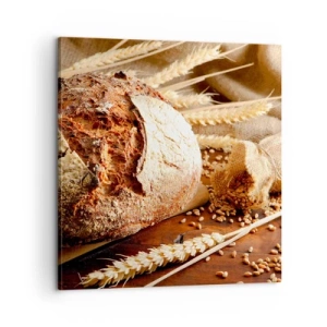 Impression sur toile - Image sur toile - Appétissant, parfumé, croquant - 60x60 cm