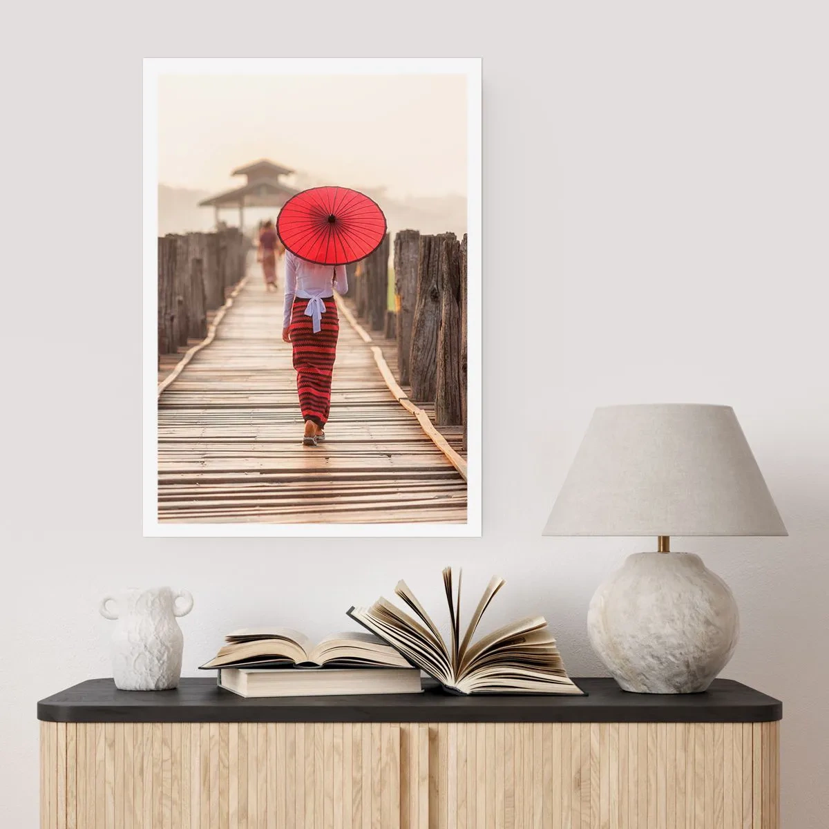 Affiche - Poster - Sur le vieux pont - 70x100 cm