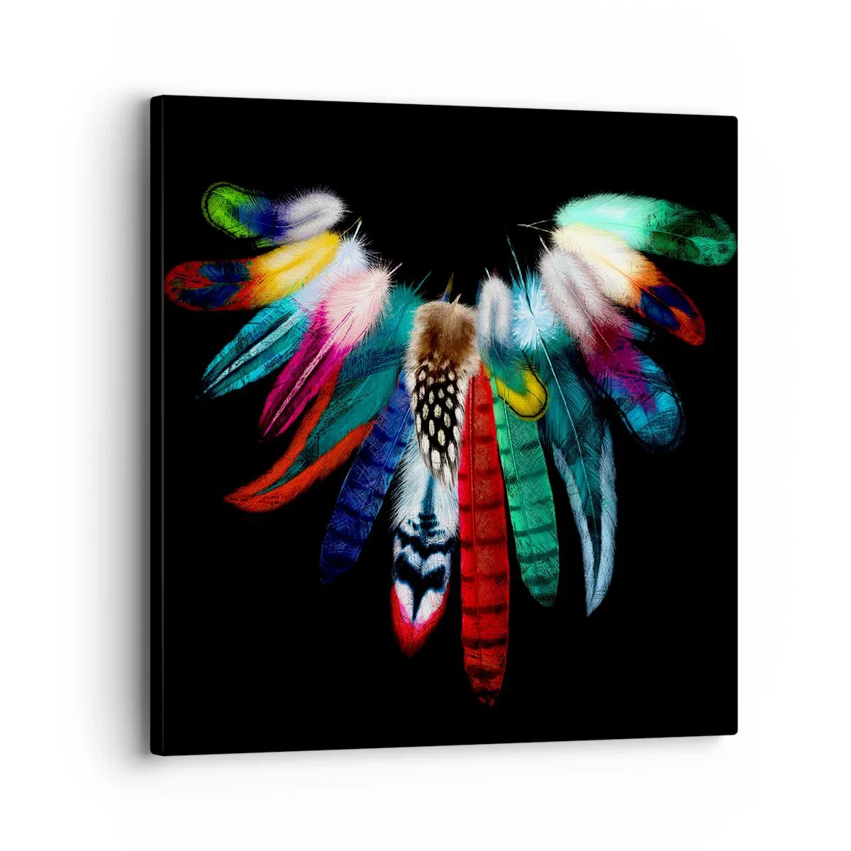 Impression sur toile - Image sur toile - Collier indien - 30x30 cm