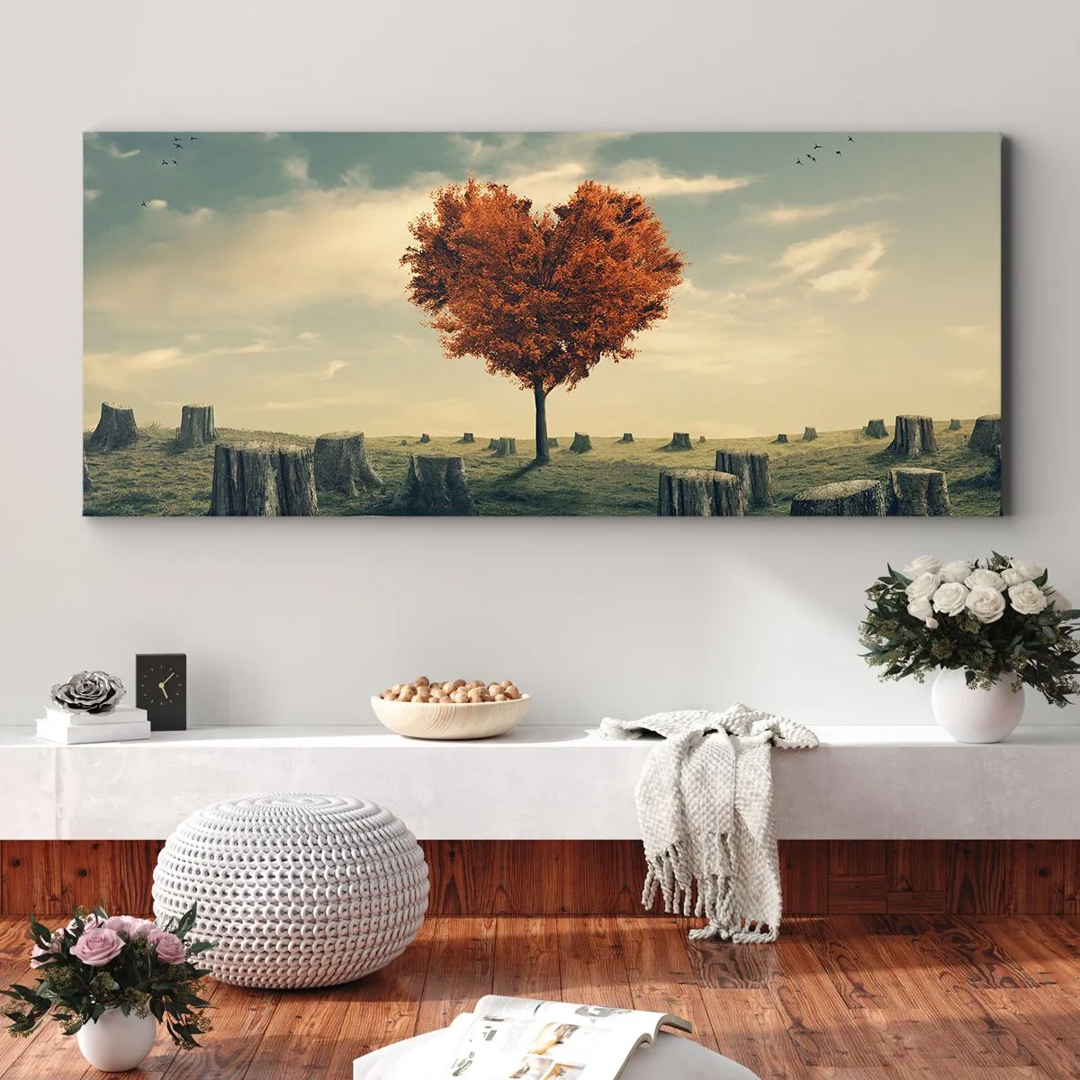 Impression sur toile - Image sur toile - Il y a toujours de l'espoir - 100x40 cm