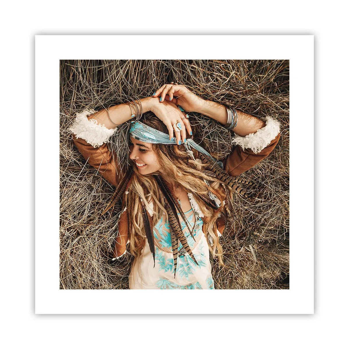 Affiche - Poster - En route vers les années d'amour - 40x40 cm