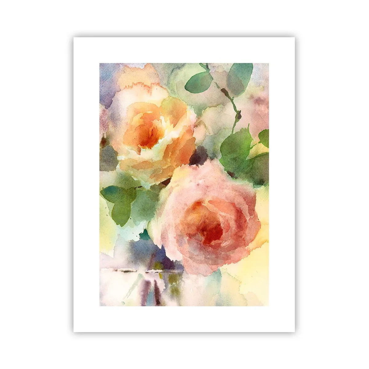 Affiche - Poster - Délicat comme l'aquarelle - 30x40 cm