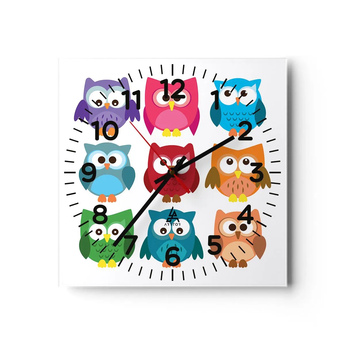 Horloge murale - Pendule murale - C'est amusant d'être différent - 30x30 cm