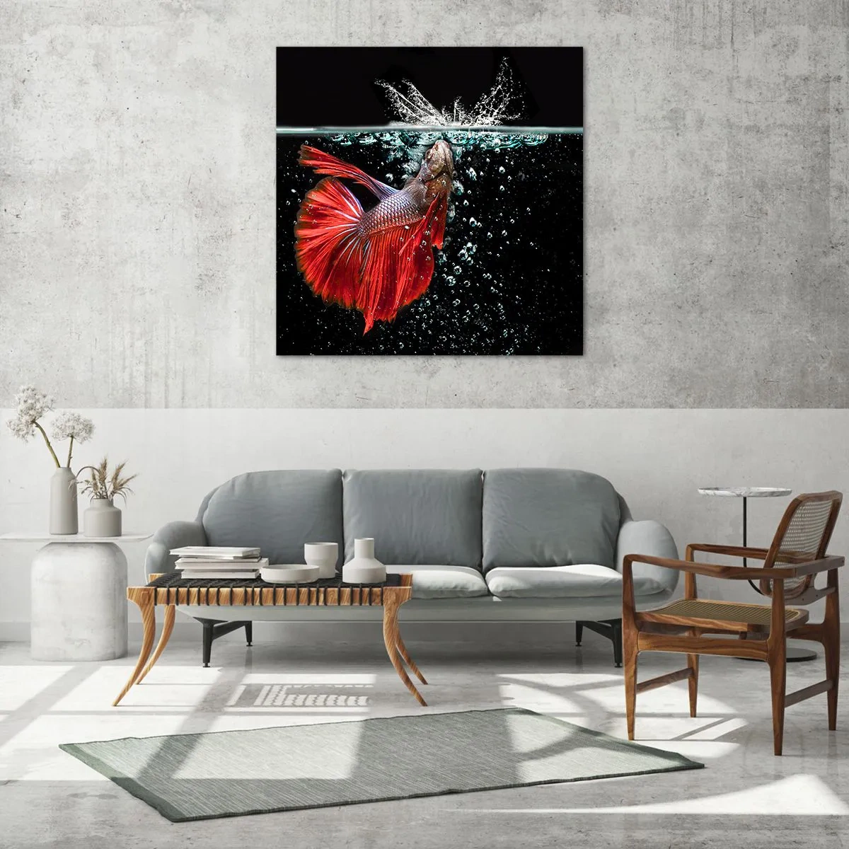 Impression sur verre - Image sur verre - Vous avez trois vœux - 40x40 cm