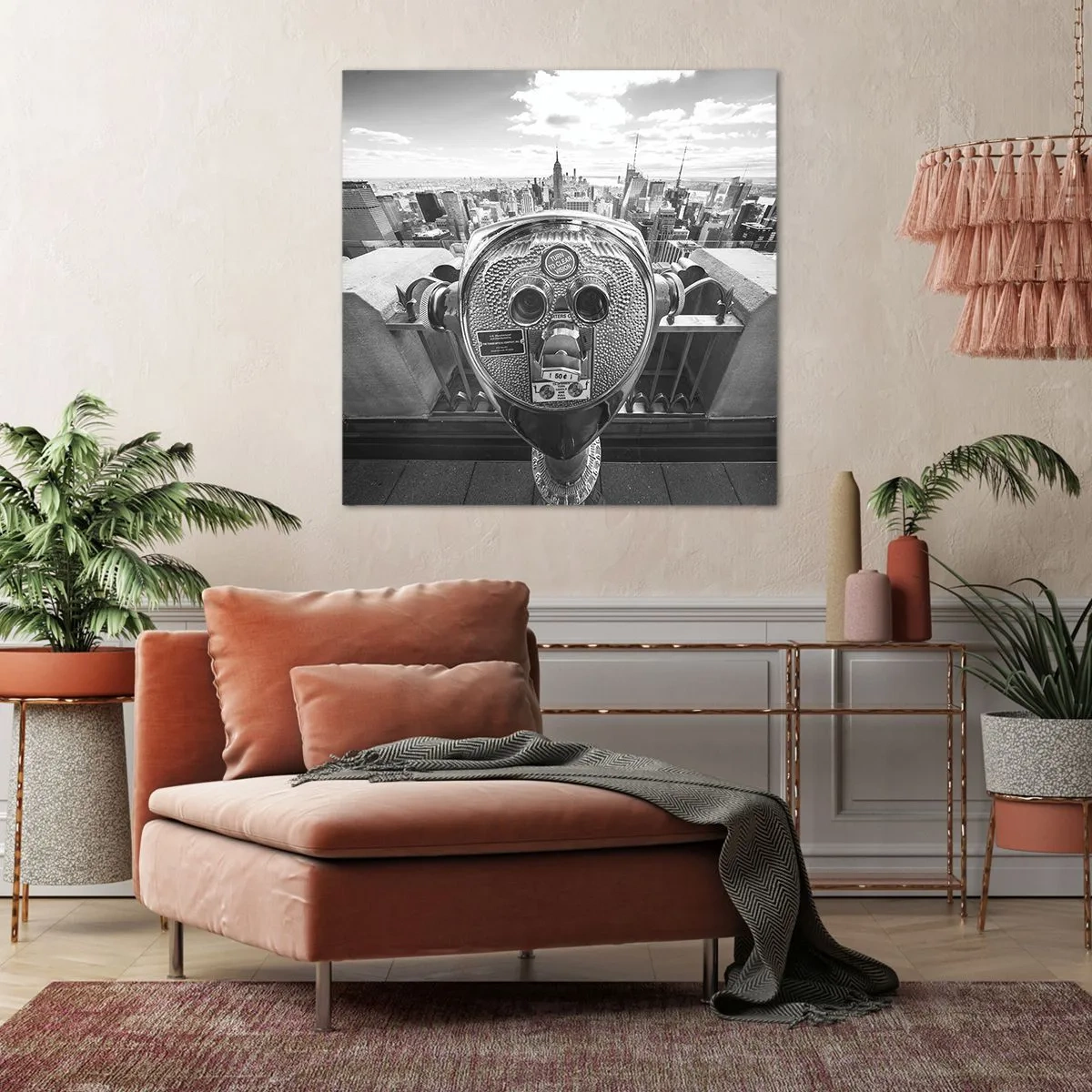 Impression sur toile - Image sur toile - Ville sur les villes - 60x60 cm