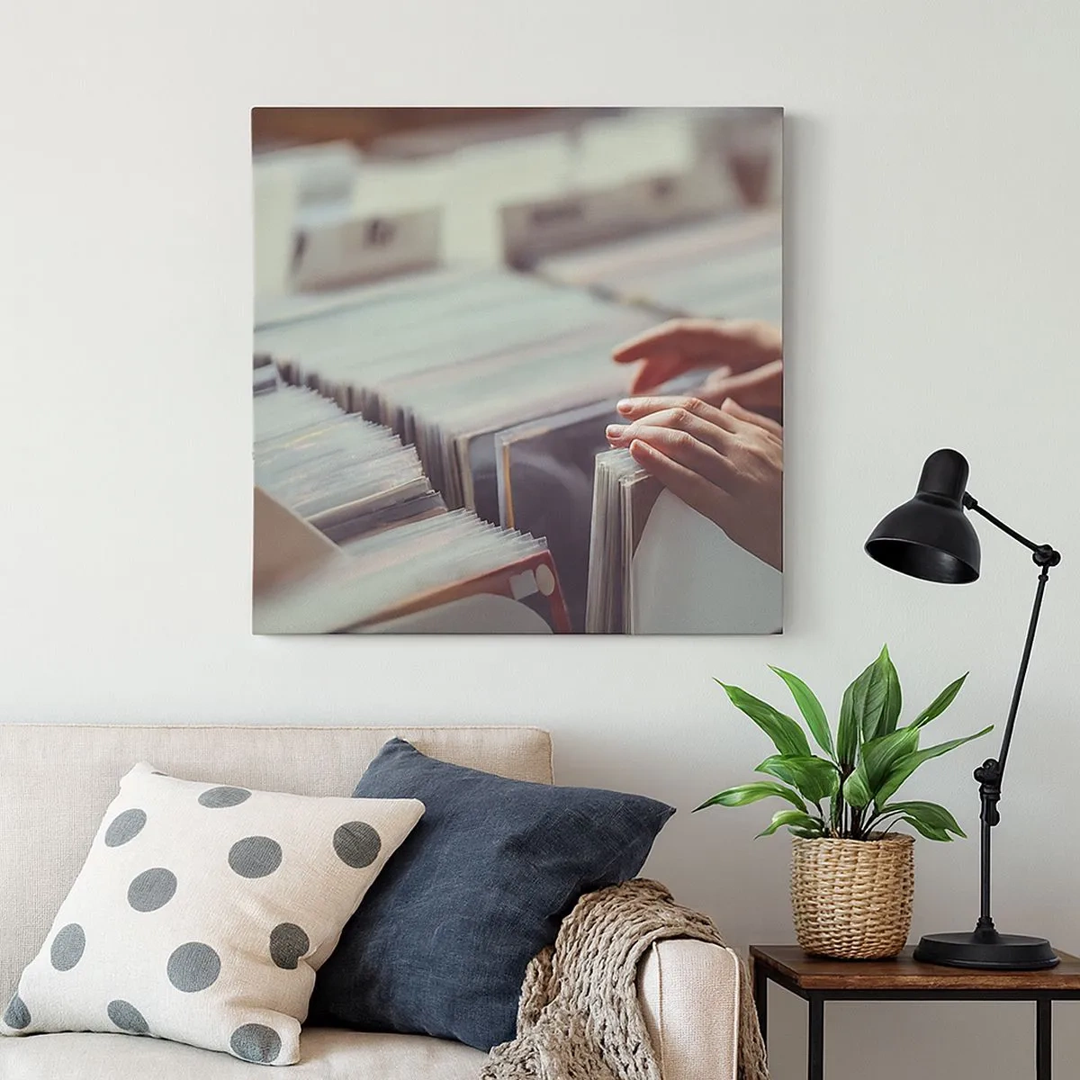 Impression sur toile - Image sur toile - A la recherche d'émotions - 30x30 cm