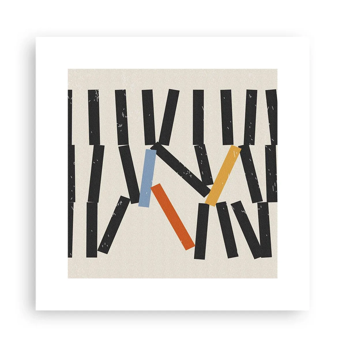 Affiche - Poster - Dominos – composition - 30x30 cm