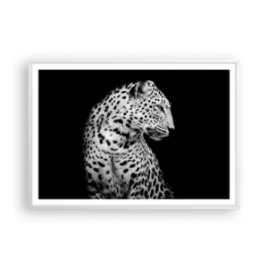 Affiche dans un cadre blanc - Poster - Presque un profil parfait! - 100x70 cm