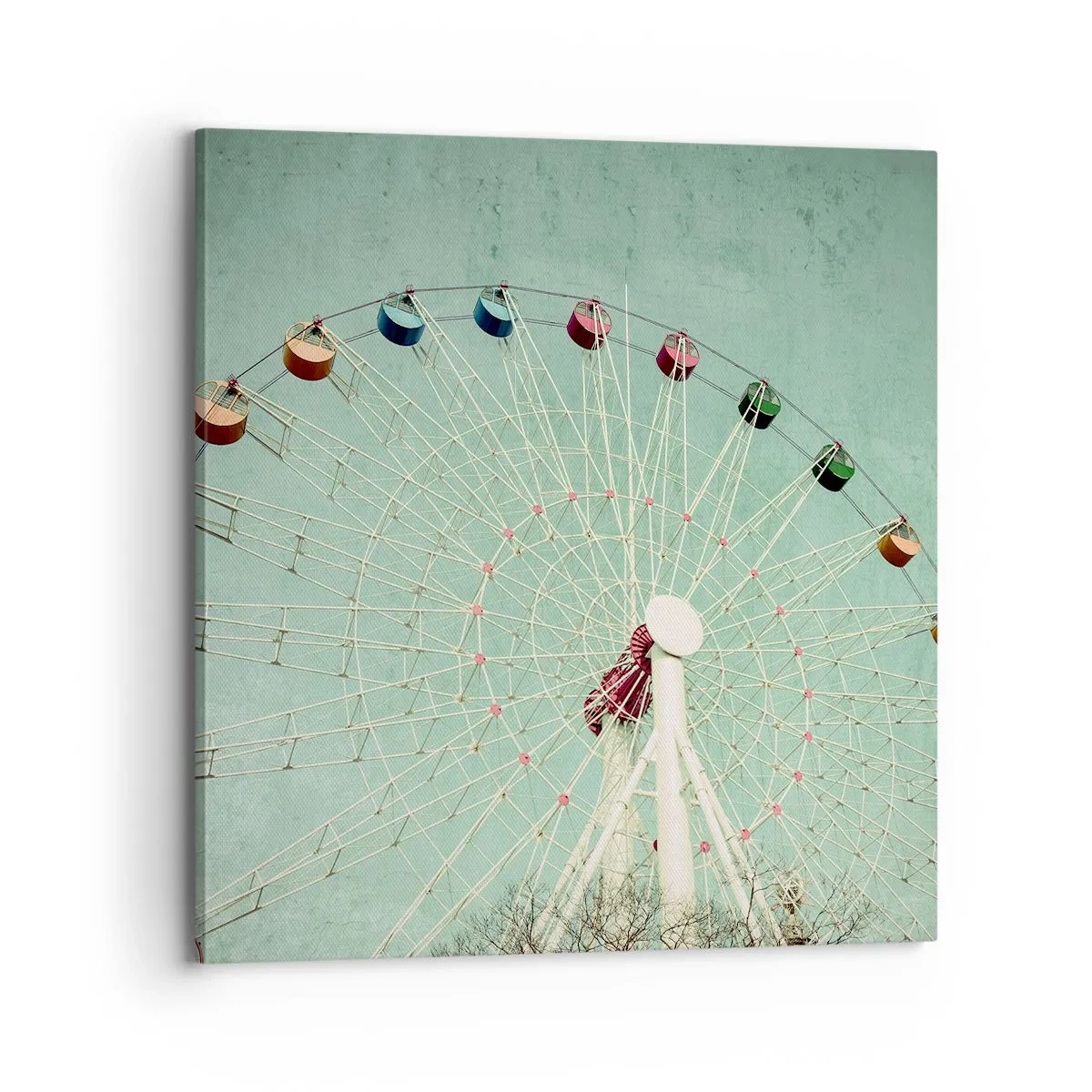 Impression sur toile - Image sur toile - Nous vous invitons à vous amuser - 70x70 cm