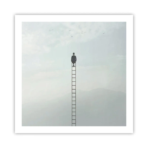 Affiche - Poster - Se soulever au-dessus - 60x60 cm