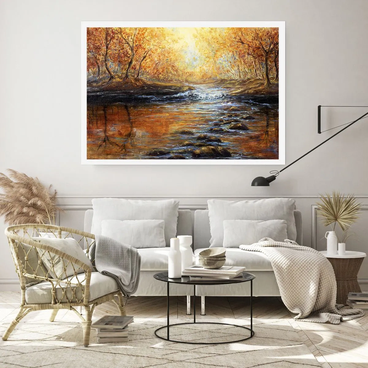 Affiche - Poster - Le ruisseau d'or - 70x50 cm