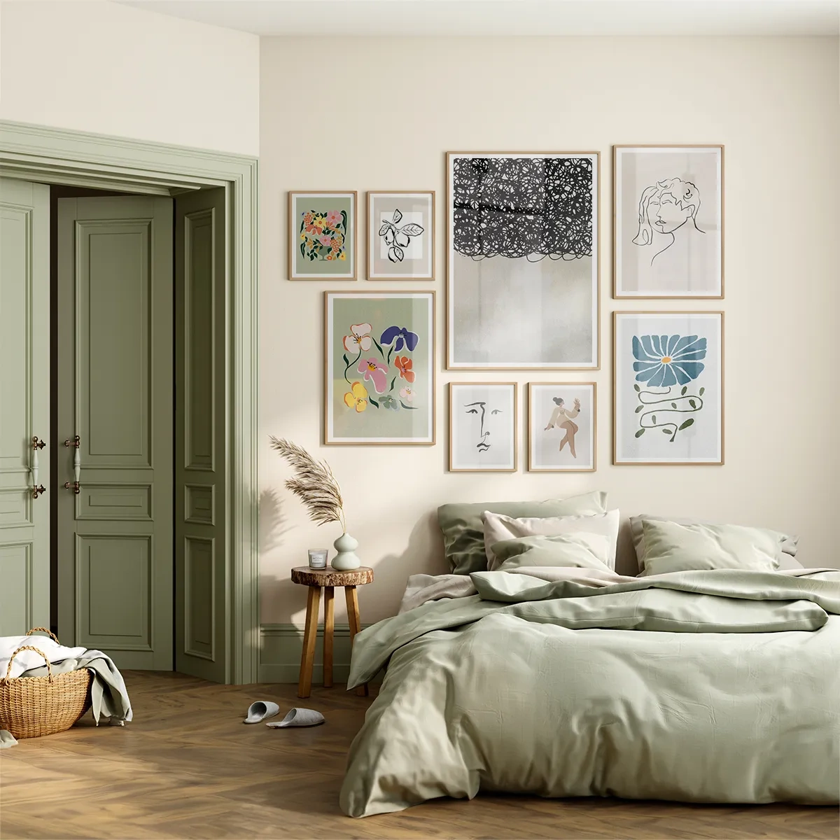 Green desire - Inspiration pour la chambre