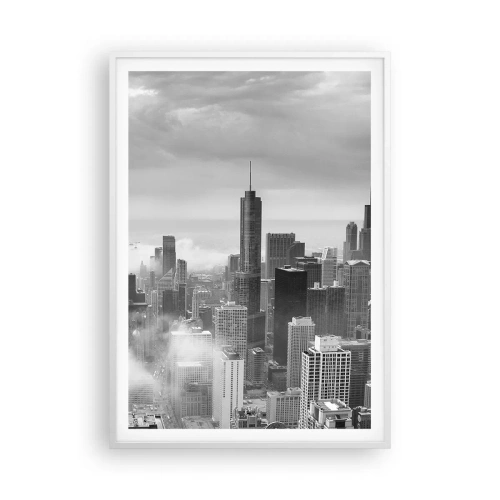 Affiche dans un cadre blanc - Poster - Paysage américain - 70x100 cm