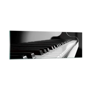 Impression sur verre - Image sur verre - Harmonie des formes et des couleurs - 90x30 cm