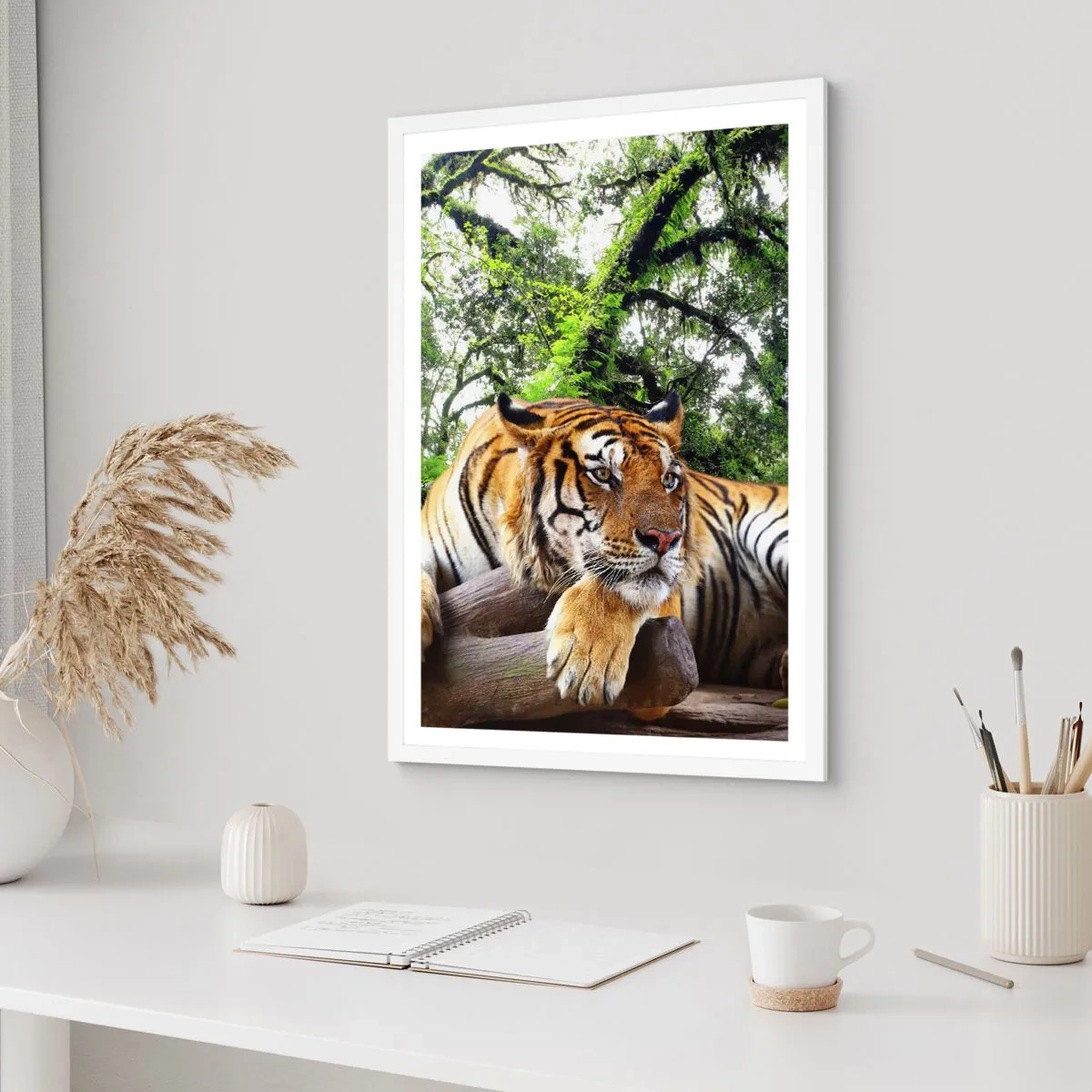 Affiche dans un cadre blanc - Poster - Cordialement - 50x70 cm