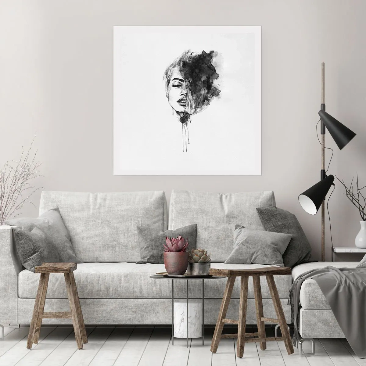 Affiche - Poster - De quoi rêve la fille - 50x50 cm