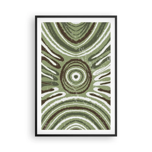 Affiche dans un cadre noir - Poster - Une explosion d'émotions - 61x91 cm