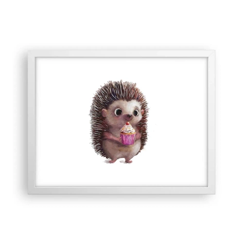 Affiche dans un cadre blanc - Poster - La fête c'est tous les jours - 40x30 cm