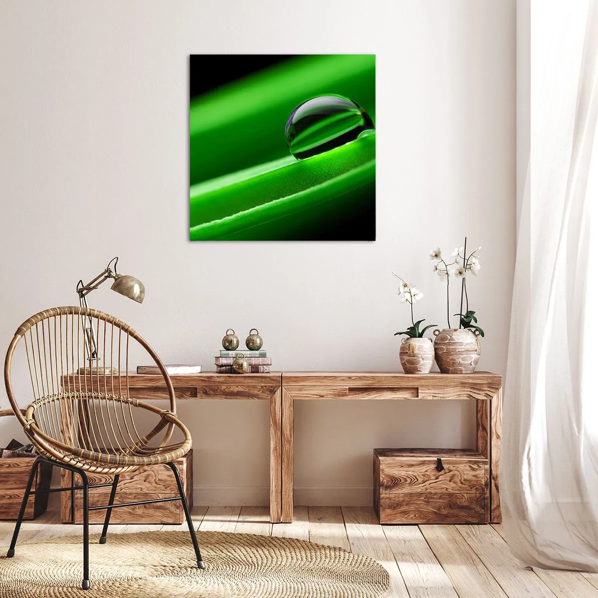 Impression sur toile - Image sur toile - La vie de près - 70x70 cm