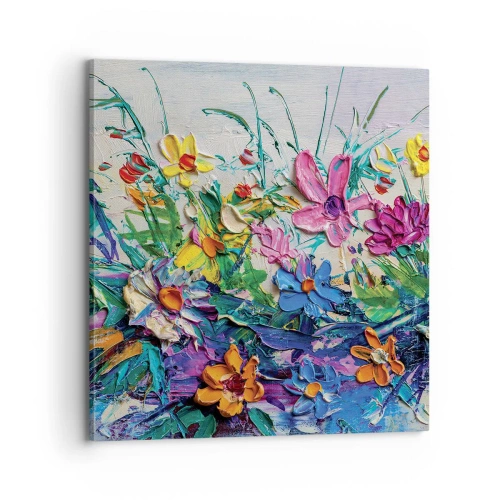 Impression sur toile - Image sur toile - Absolument pas une nature morte - 70x70 cm