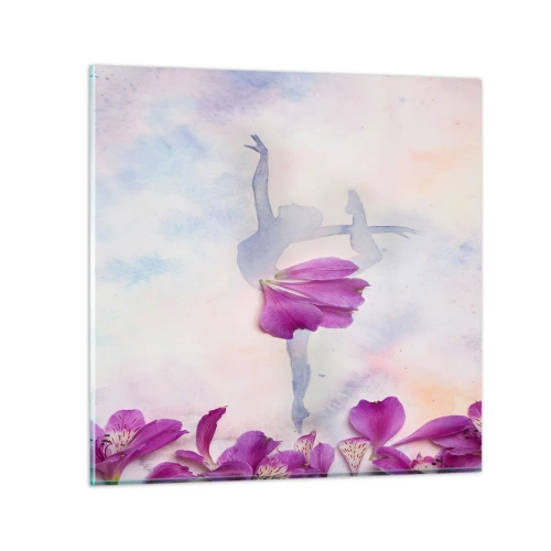 Impression sur verre - Image sur verre - Délicat comme une fleur - 70x70 cm