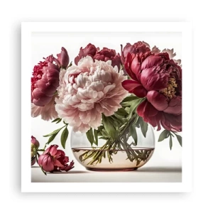 Affiche - Poster - En pleine floraison de beauté - 60x60 cm