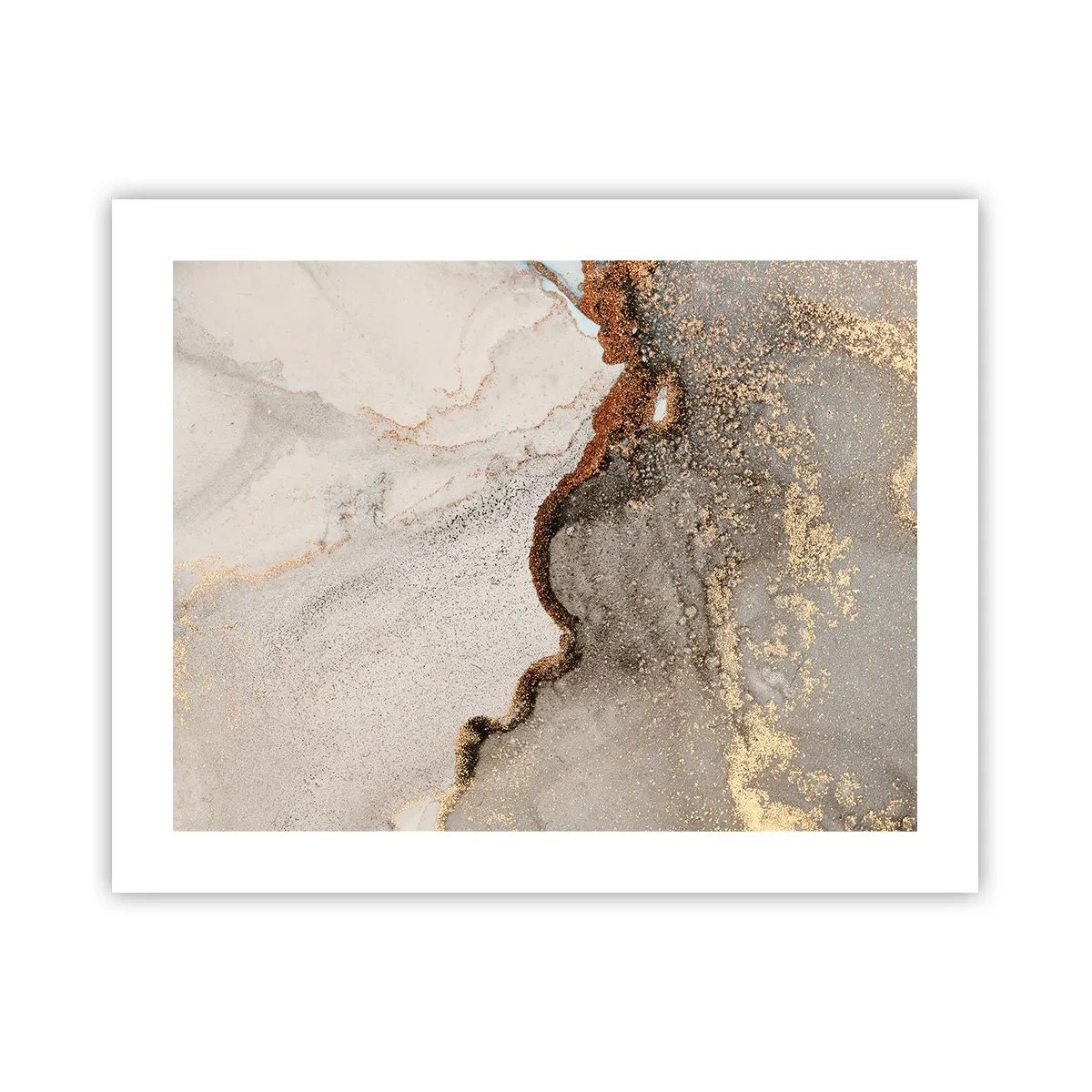 Affiche - Poster - Aux frontières des couleurs - 50x40 cm