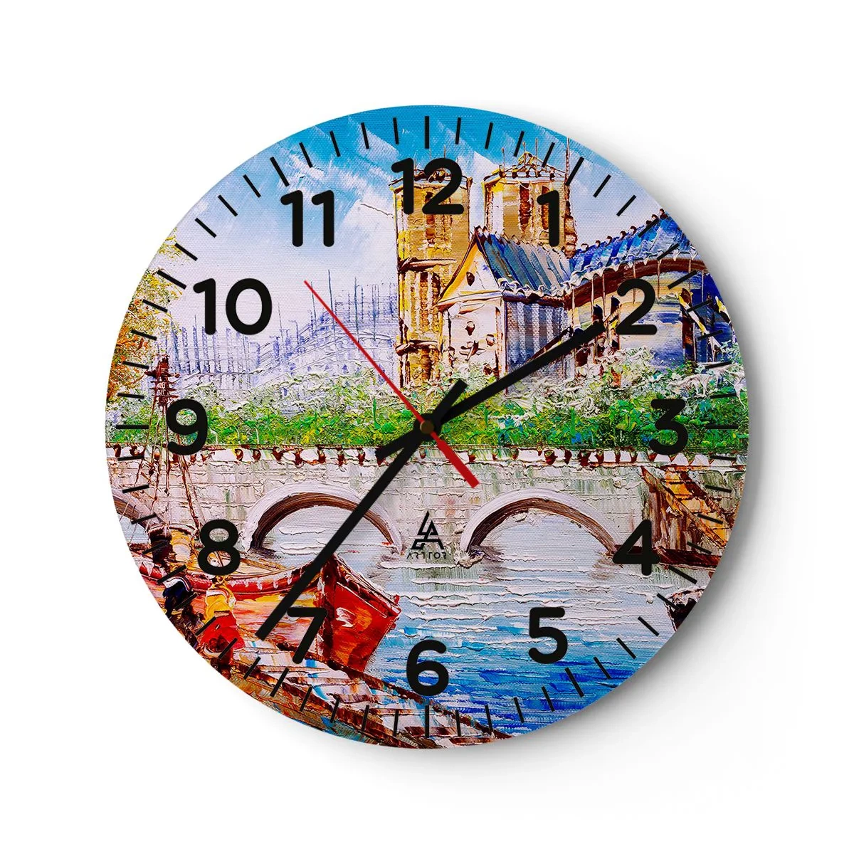 Horloge murale - Pendule murale - Leur temps ne passe jamais - 30x30 cm