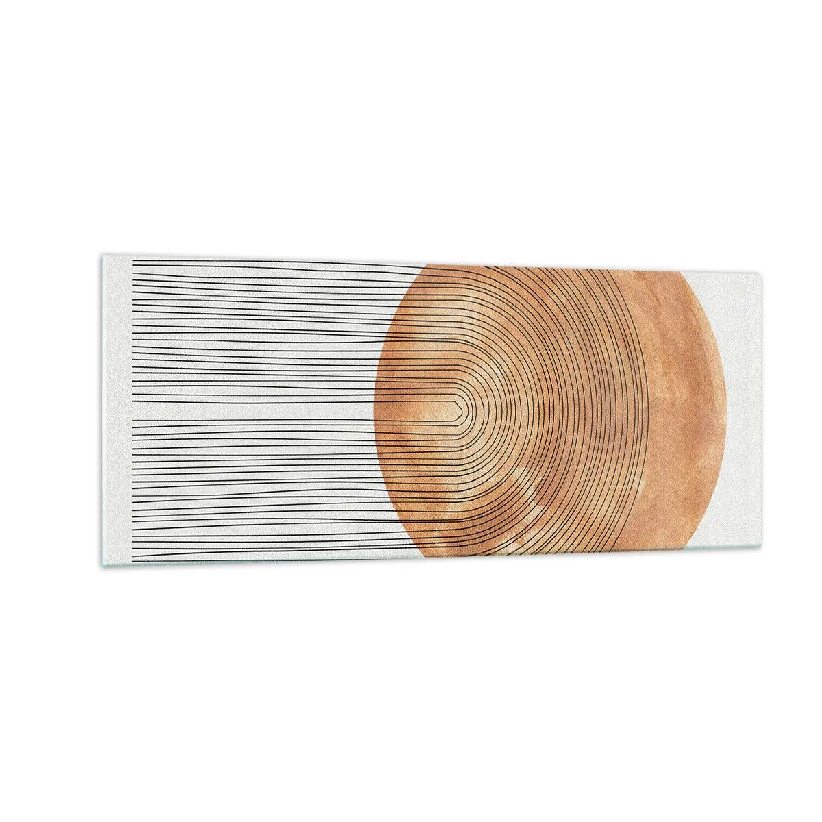 Impression sur verre - Image sur verre - Composition solaire - 100x40 cm