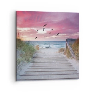 Impression sur toile - Image sur toile - Impression de la Baltique - 70x70 cm