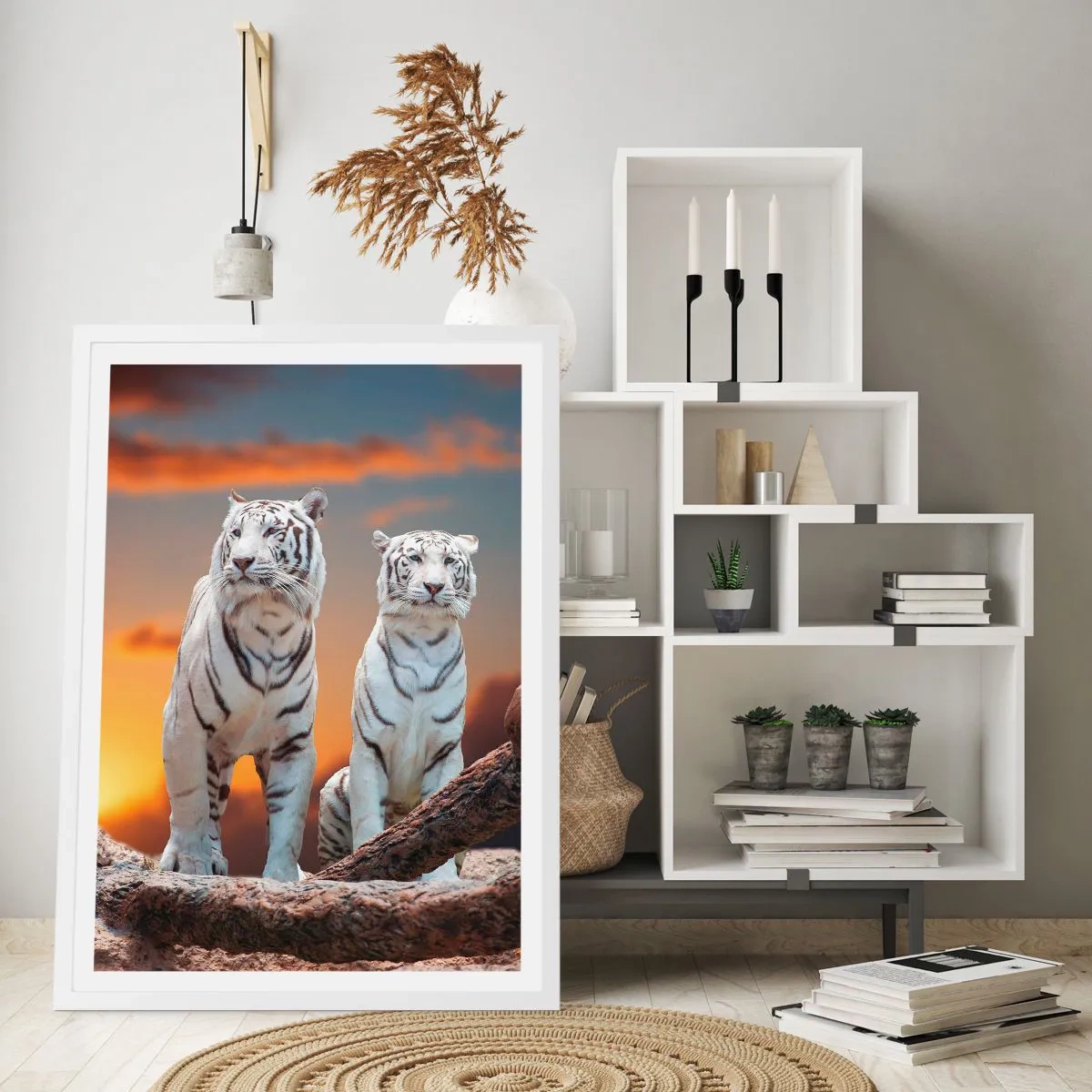 Affiche dans un cadre blanc - Poster - Tout comme à Narnia - 50x70 cm