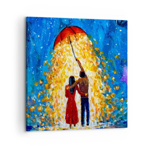 Impression sur toile - Image sur toile - La magie d'une soirée pluvieuse ? - 60x60 cm