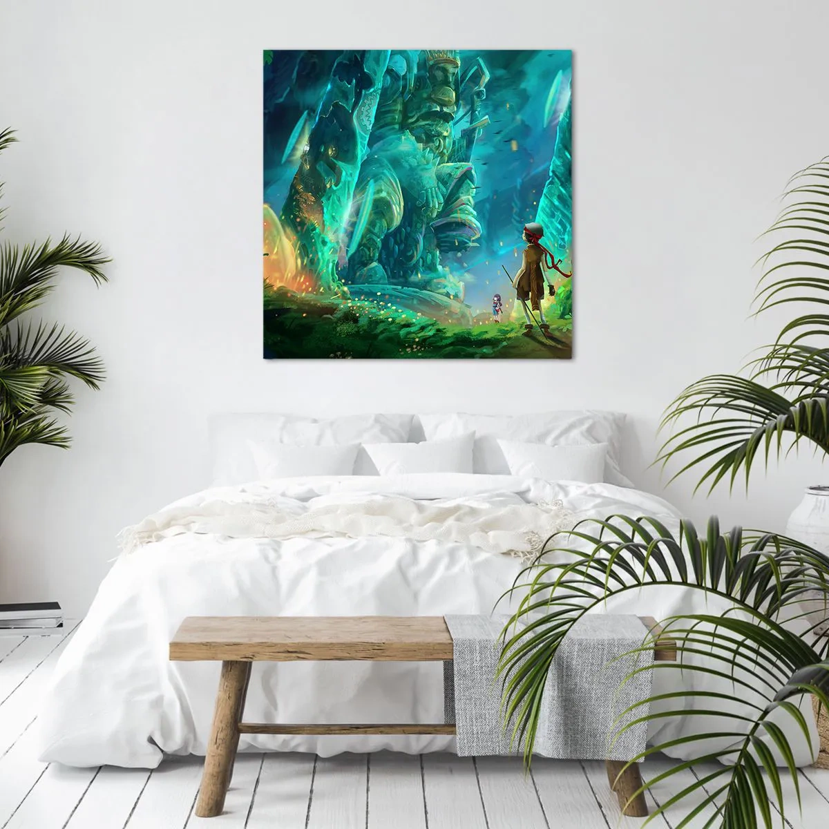 Impression sur toile - Image sur toile - Du grand livre des contes de fées - 50x50 cm