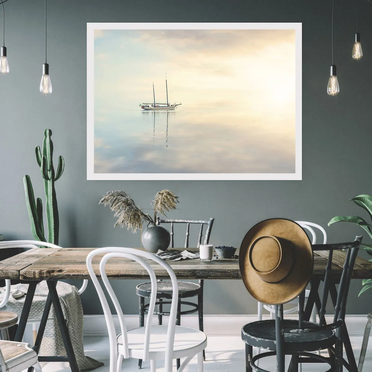 Affiche - Poster - Dans une mer de silence - 50x40 cm