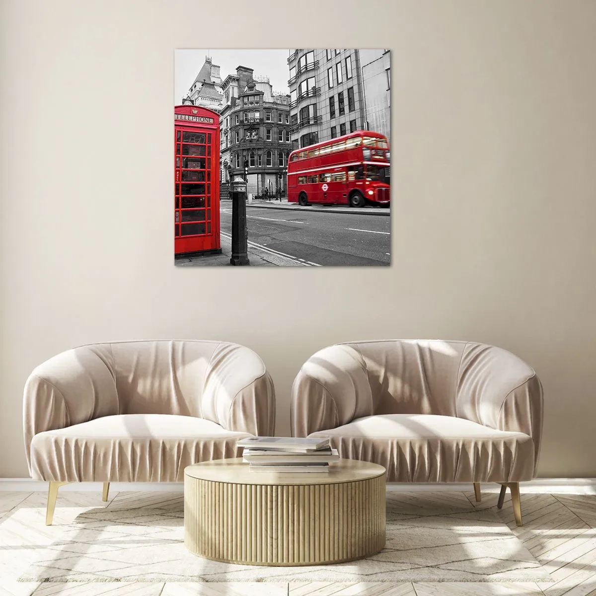 Impression sur verre - Image sur verre - Le plus rouge d'Europe - 40x40 cm