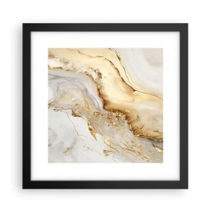 Affiche dans un cadre noir - Poster - Abstraction : beauté et bonté - 30x30 cm