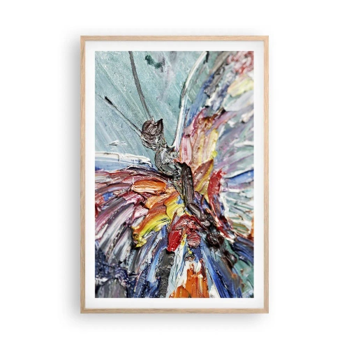 Affiche dans un chêne clair - Poster - Peint par nature - 61x91 cm