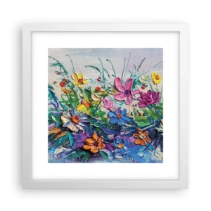 Affiche dans un cadre blanc - Poster - Absolument pas une nature morte - 30x30 cm