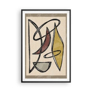 Affiche dans un cadre noir - Poster - Verticales et horizontales - 61x91 cm