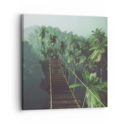 Impression sur toile - Image sur toile - Au fil de la verdure - 30x30 cm