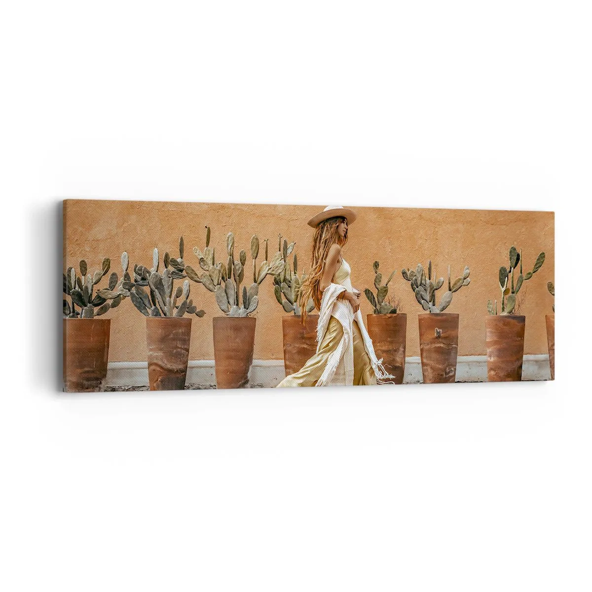Impression sur toile - Image sur toile - Style hippie - 90x30 cm