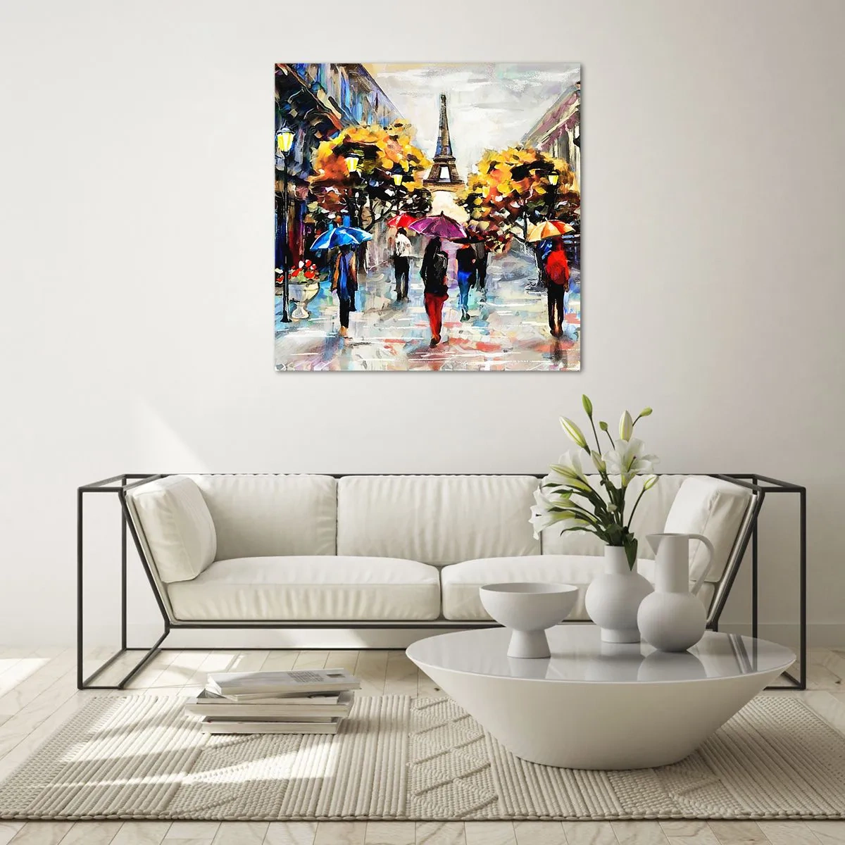 Impression sur verre - Image sur verre - Particulièrement beau en automne - 70x70 cm