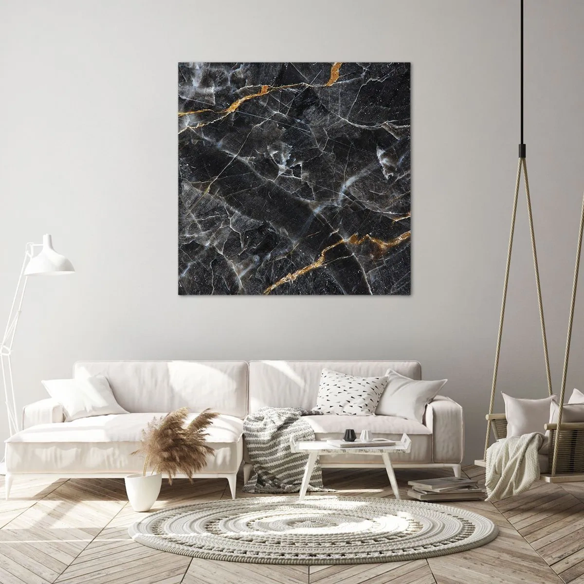 Impression sur toile - Image sur toile - La vie intérieure de la pierre - 50x50 cm