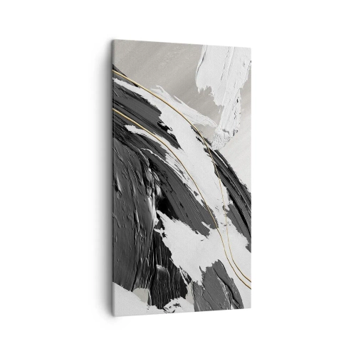 Impression sur toile - Image sur toile - L'abstraction à grande échelle - 45x80 cm