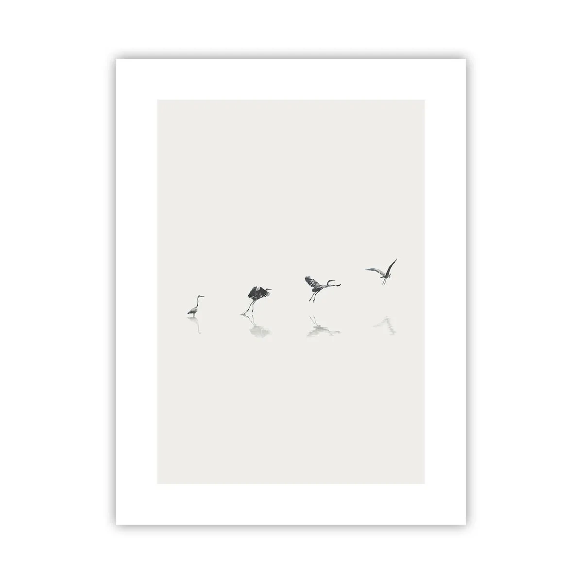 Affiche - Poster - Quatre étapes simples - 30x40 cm