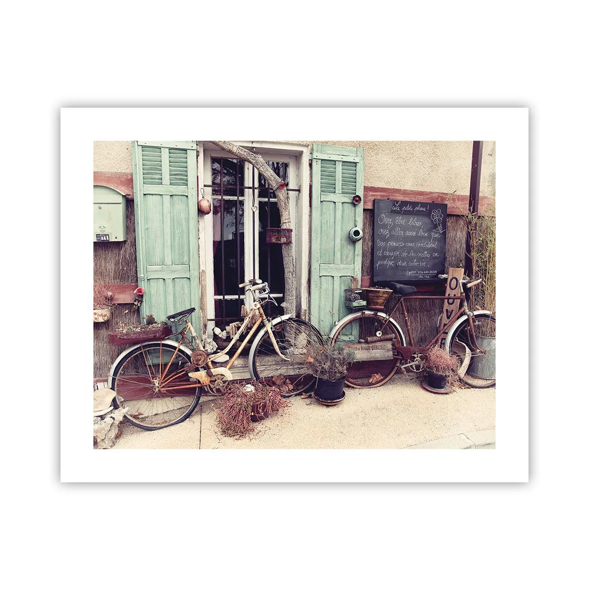 Affiche - Poster - Que la province vive - 50x40 cm